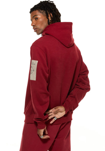 Red Patch Hoodie
