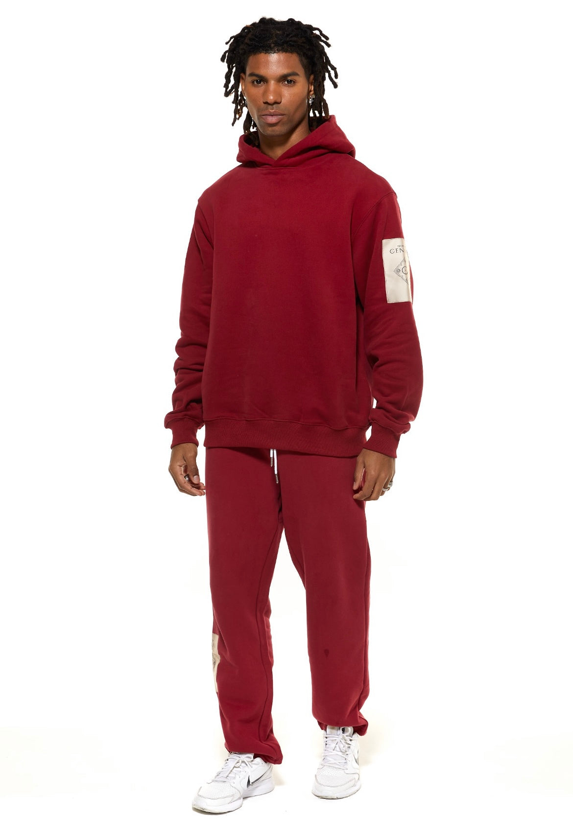 Red Patch Hoodie