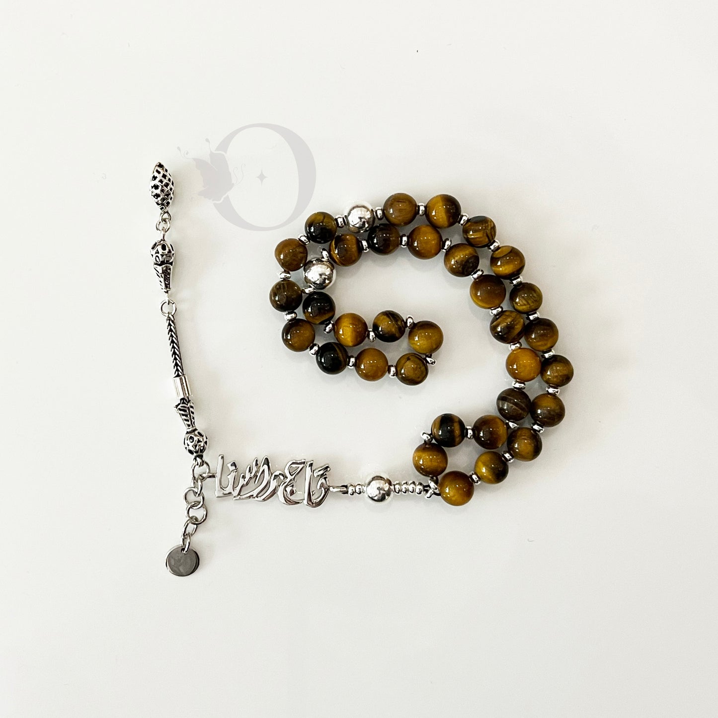 Taj -Tiger-eye 33-bead rosary