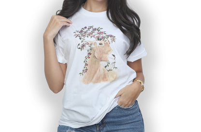 Aries Watercolor Rhinestone T-shirt