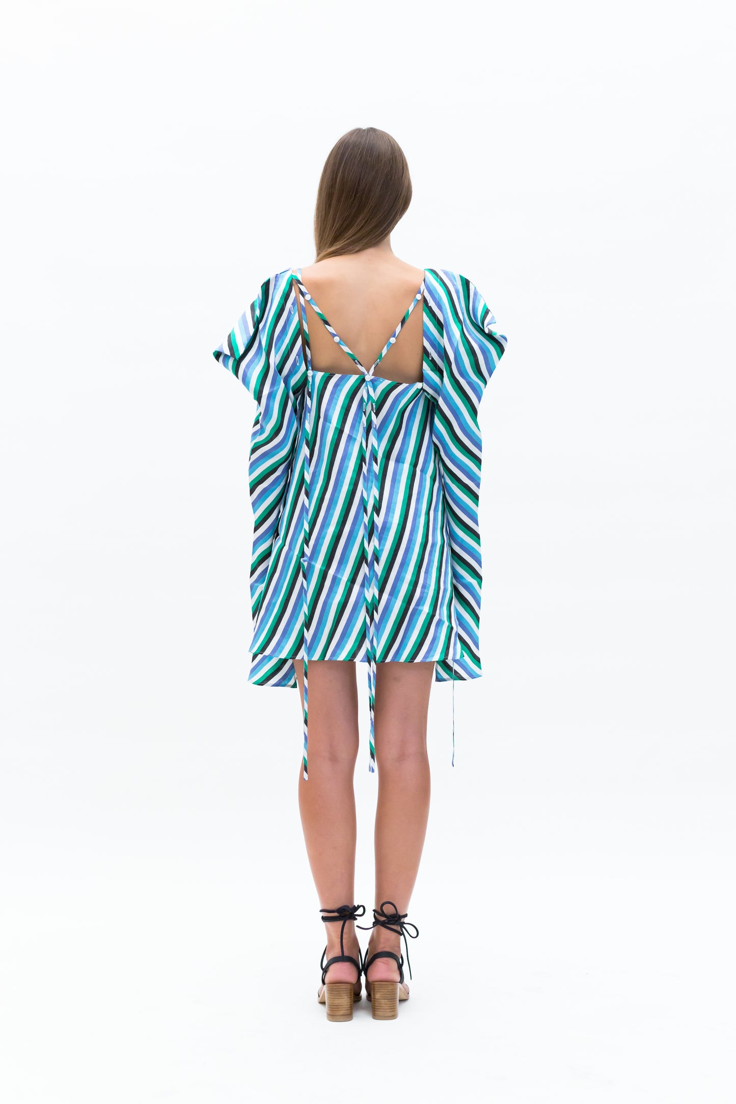 Stripe Origami Dress