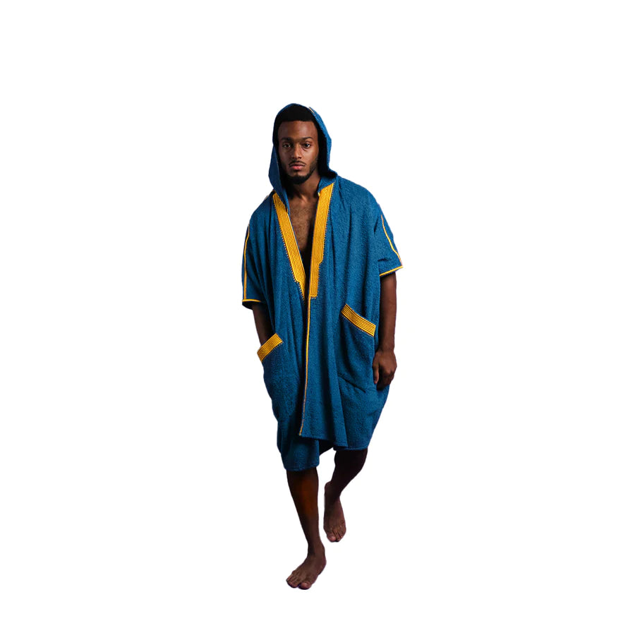 Drop Top Bisht - 100% Natural Cotton