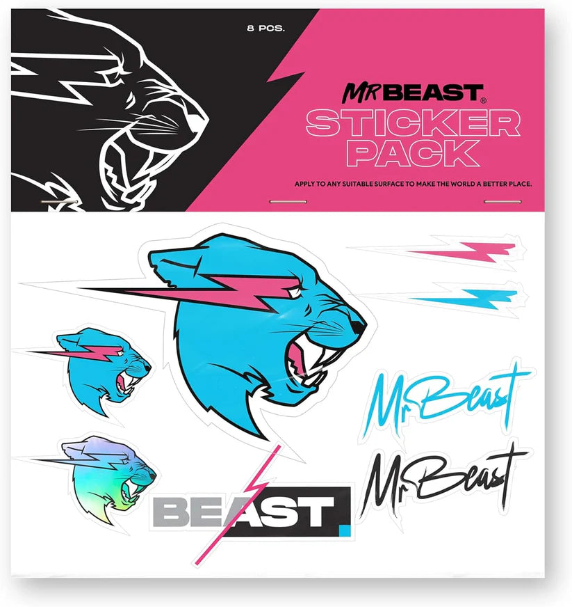 Mr Beast Sticker Pack