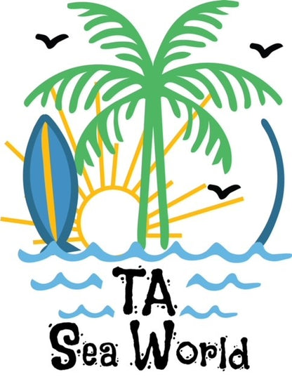 TA Seaworld Rackets Beach set