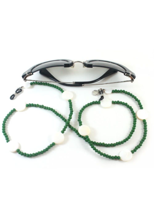 سلسلة نظارات  بلورات الخضراء مع لولو