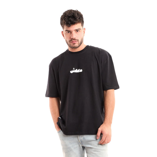 Ma3lesh- Oversized SS T-shirt--Black