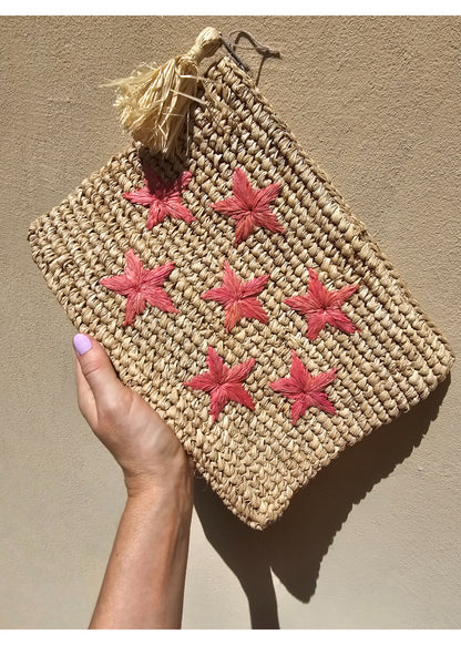 Starr Raffia Pouch